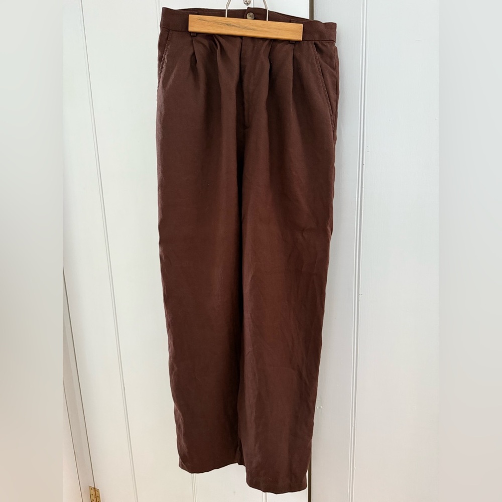 Reformation Dark Brown Chinos
